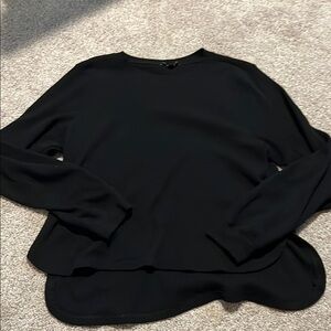 Velvet Heart Classic Black Long Sleeve Top